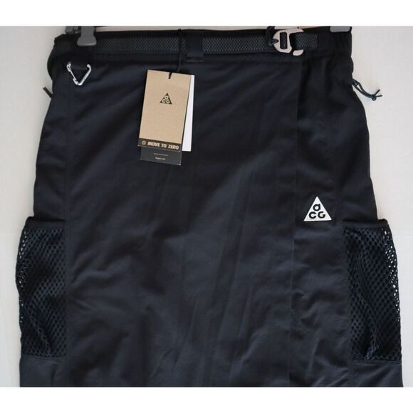 Nike FV7321-010 Women's Sz M Black ACG Snowgrass UV Protection Skirt - Picture 9 of 16